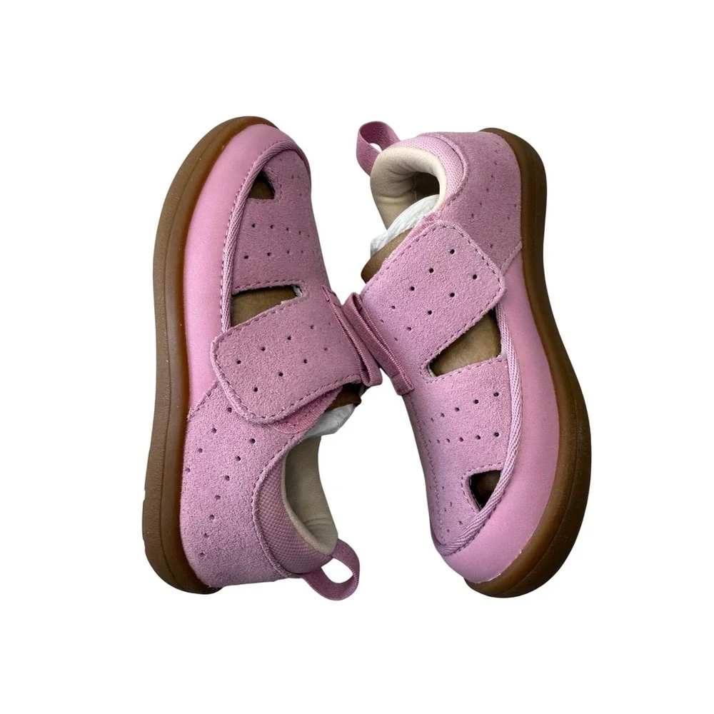 UGG Girls Adventurer Sandals Pink Rose Suede Washable 1166714T Size 9T NEW